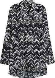 Universal Standard Toni Print High-Low Tunic Top