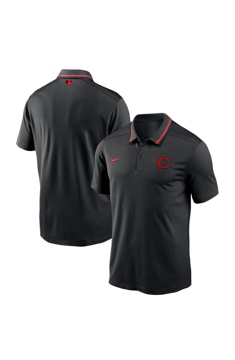 Nike Men's Nike  Black Cincinnati Reds 2023 City Connect Knit Performance Polo, Alternate, color, 