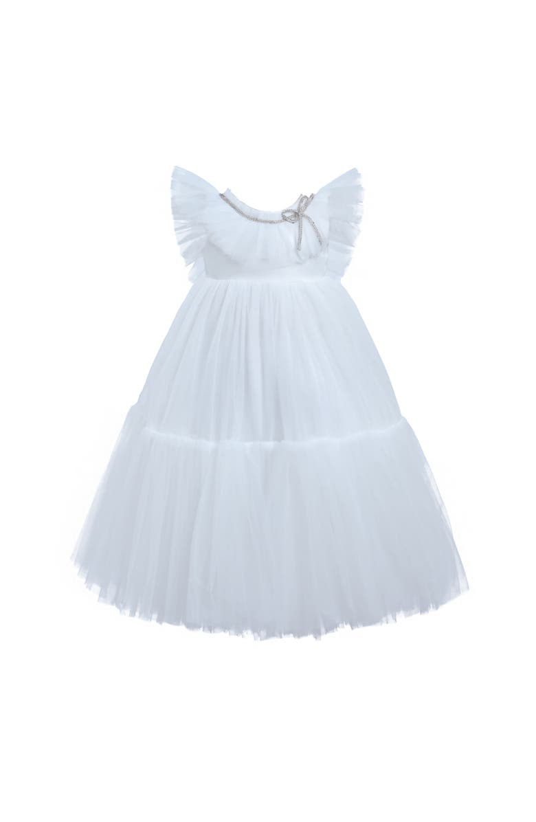 Tulleen Beckwith Dress, Main, color, White