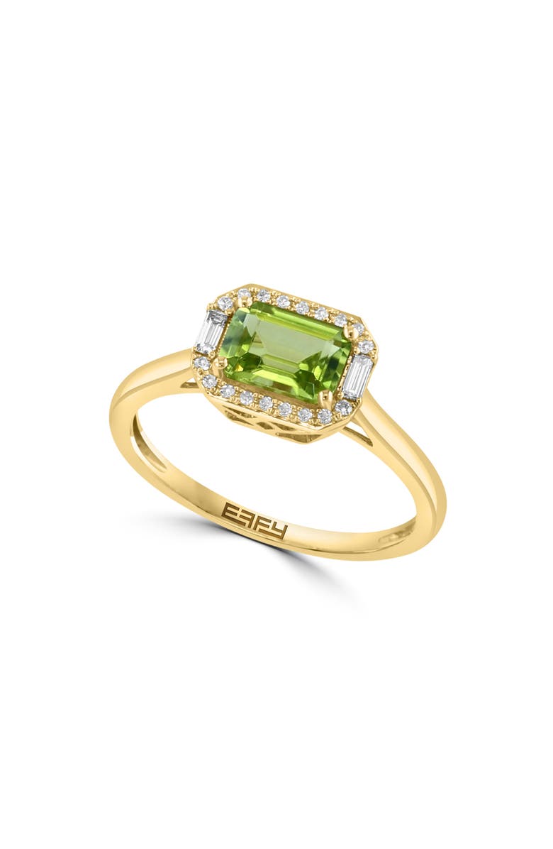 EFFY Diamond & Peridot Ring, Main, color,