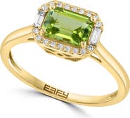 EFFY Diamond & Peridot Ring