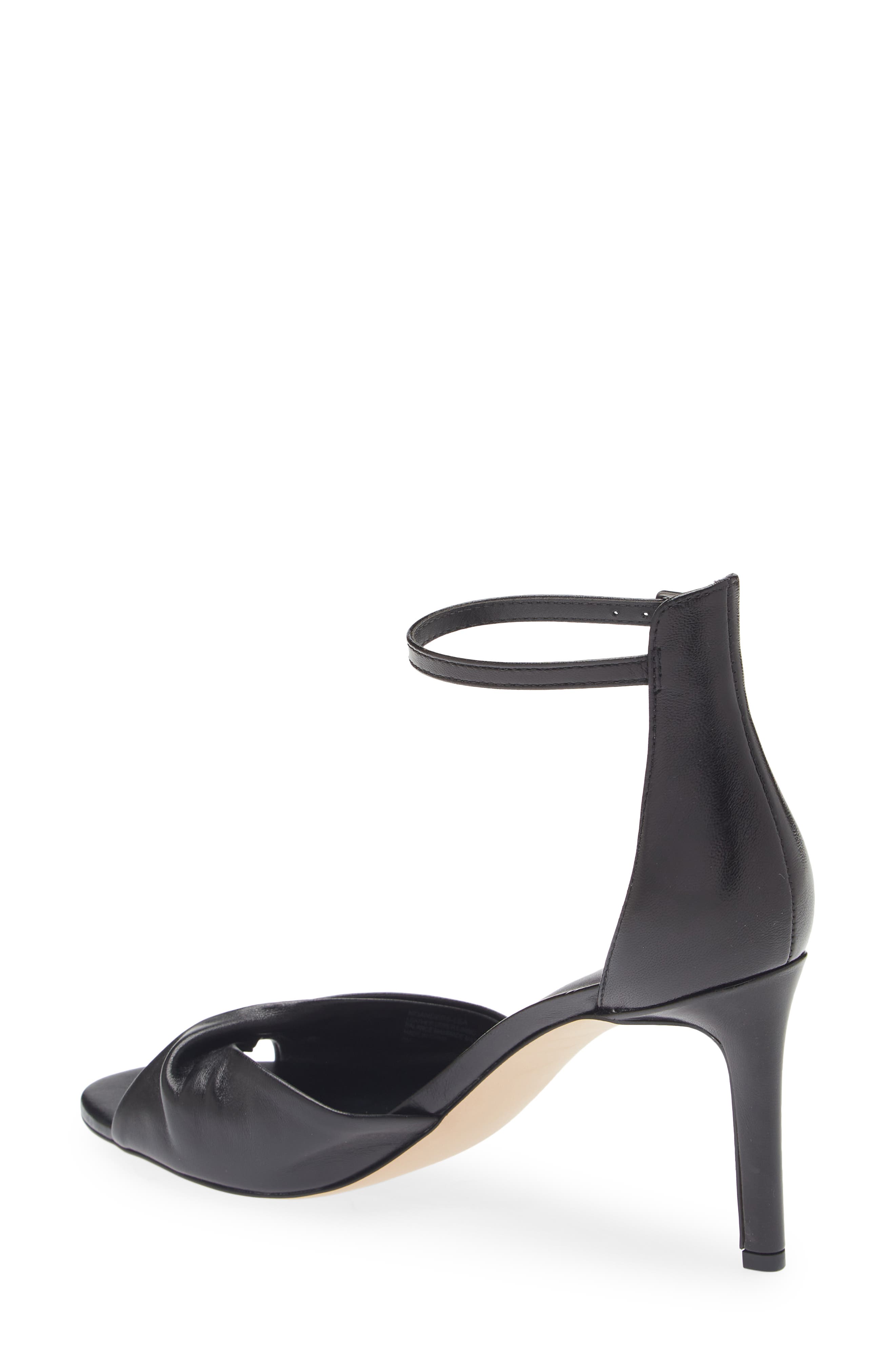 Nordstrom Anders Ankle Strap Sandal, Alternate, color, Black