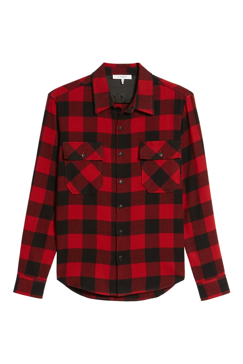 Buffalo Check Shirt Jacket, Alternate, color, BUFFALO PLAID
