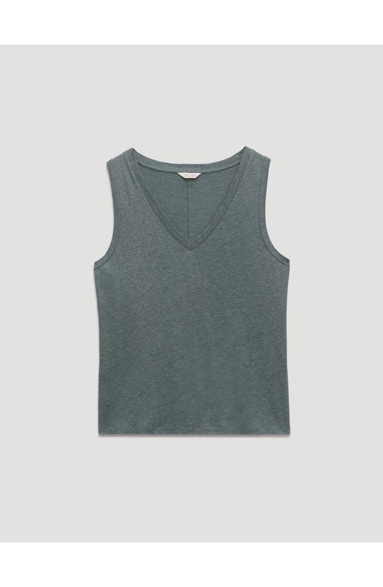 Hush Lio Linen V-Neck Vest, Alternate, color, Sage Green