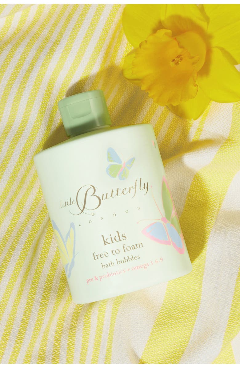 Little Butterfly London KIDS Free to Foam Bath Bubbles 300ml, Alternate, color, Bath Bubbles 300Ml