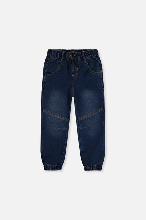 French Terry Denim Relaxed Jogger Pants (Toddler, Little Kid & Big Kid)