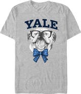 Yale University Men's Yale University Handsome Dan Bow Tie Graphic T-Shirt