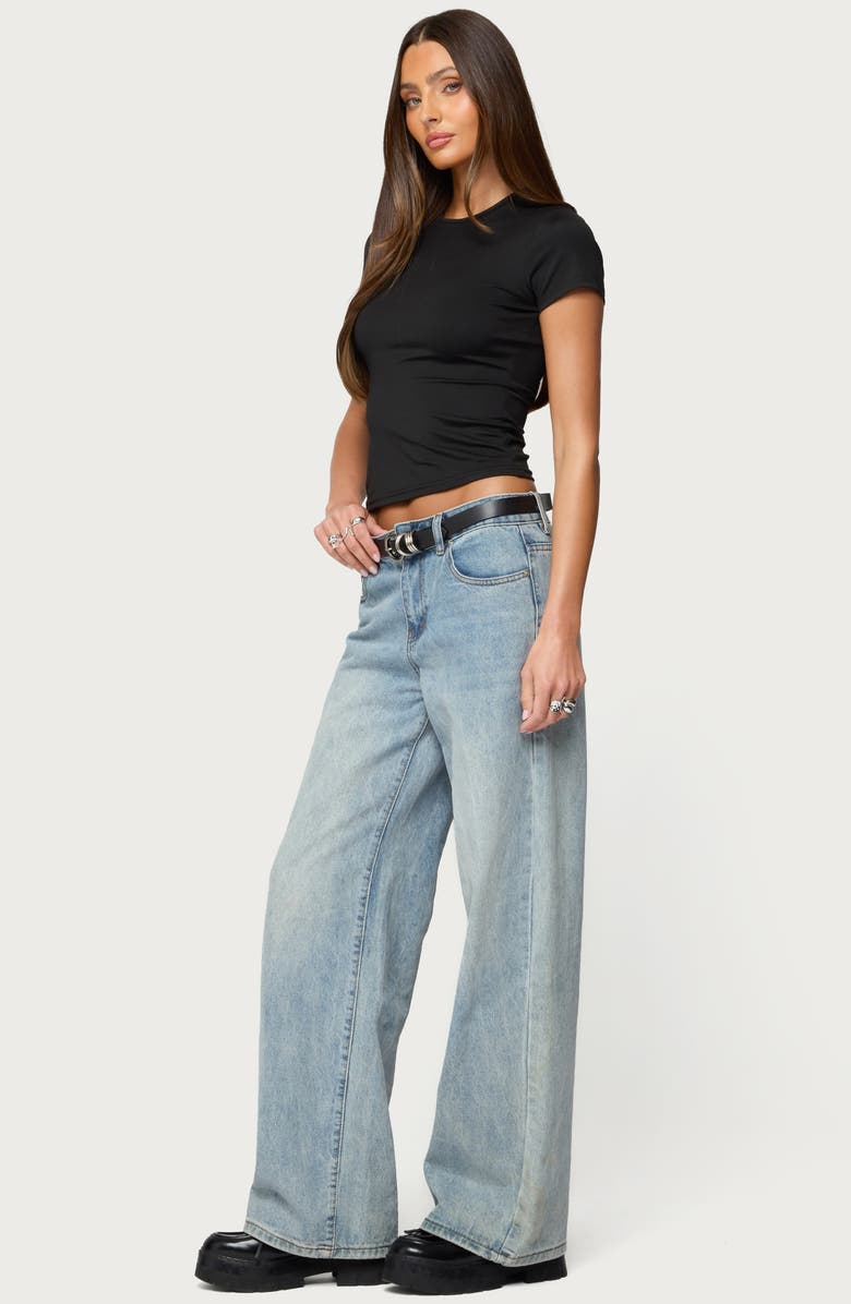 EDIKTED Tay Crop T-Shirt, Alternate, color, 