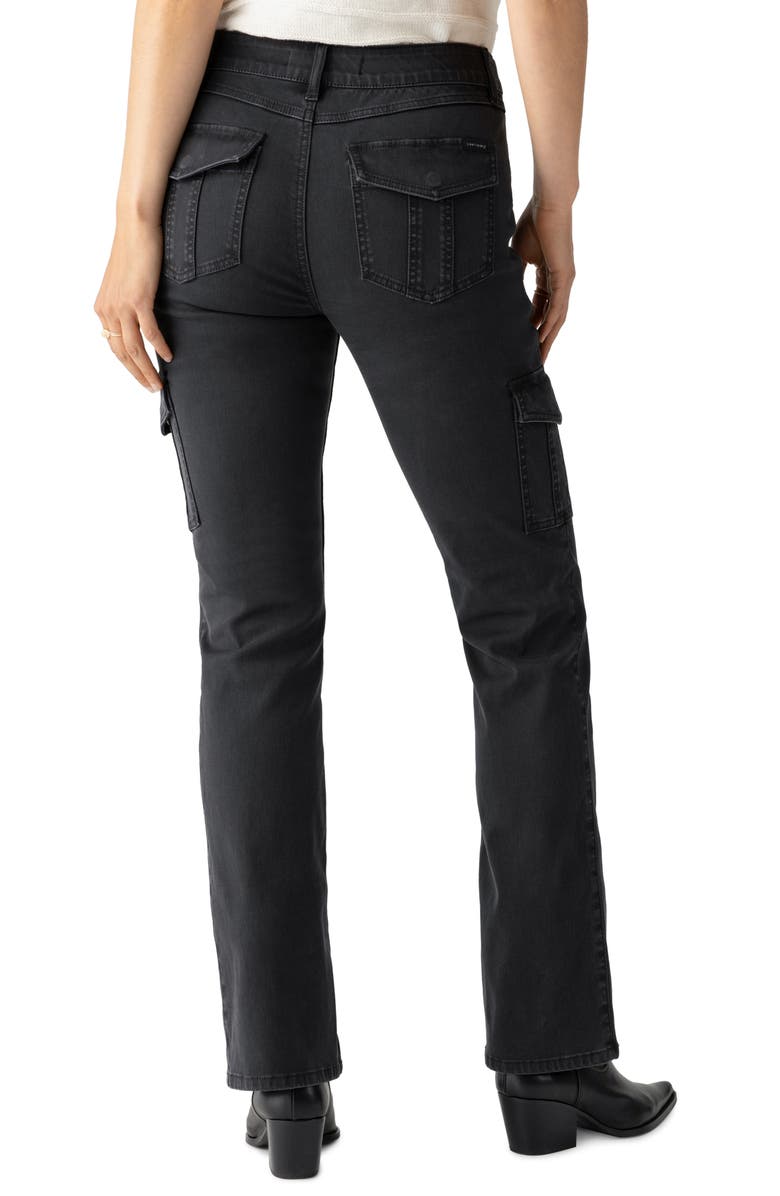 Sanctuary Hayden Sculpted Cotton Blend Bootcut Cargo Pants, Alternate, color, 