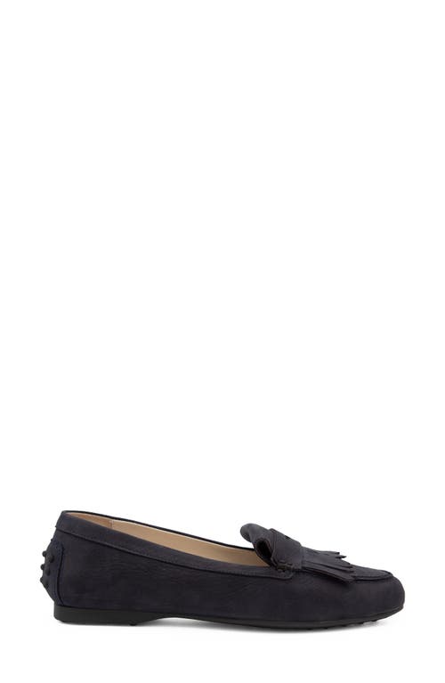 Amalfi By Rangoni Donnola Kiltie Penny Loafer In Navy Tiffany