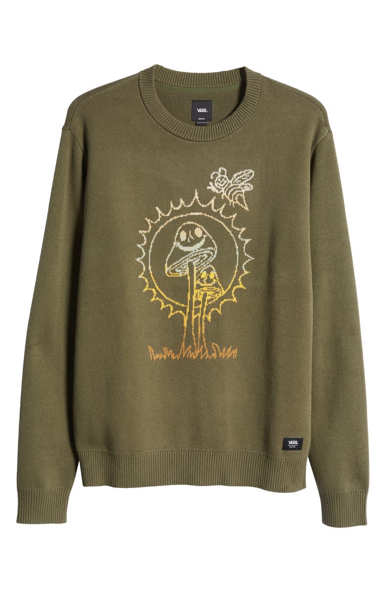 Vans Plant Harmony Cotton Graphic Crewneck Sweater, Alternate, color,