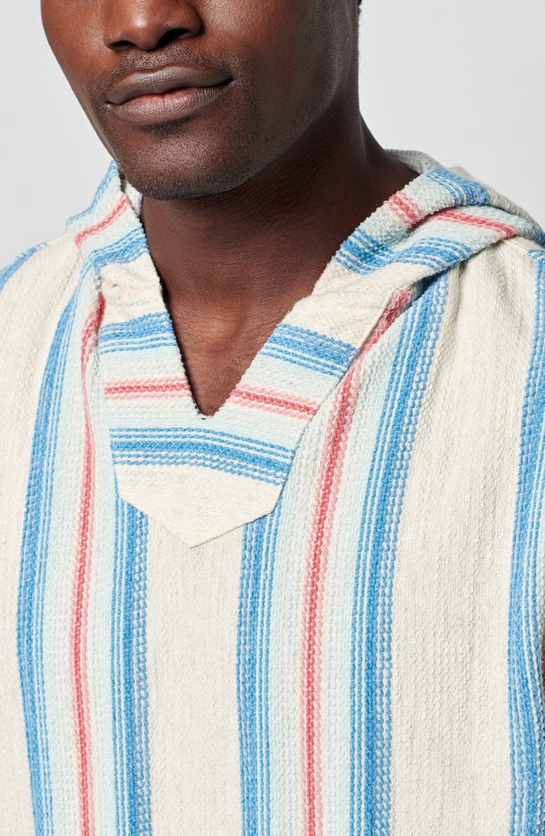 Faherty Biarritz Stripe Cotton Blend Hoodie, Alternate, color,