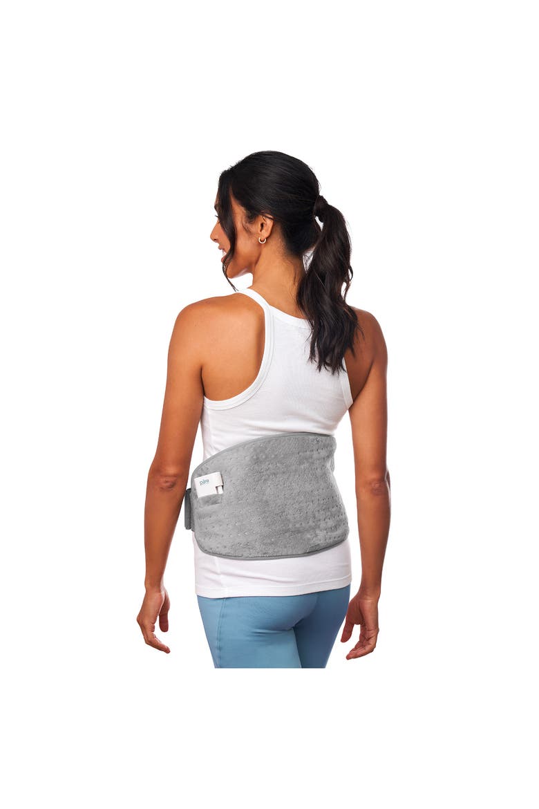 Lumbar & Abdominal Cordless Heating Wrap, Alternate, color, MIST GRAY