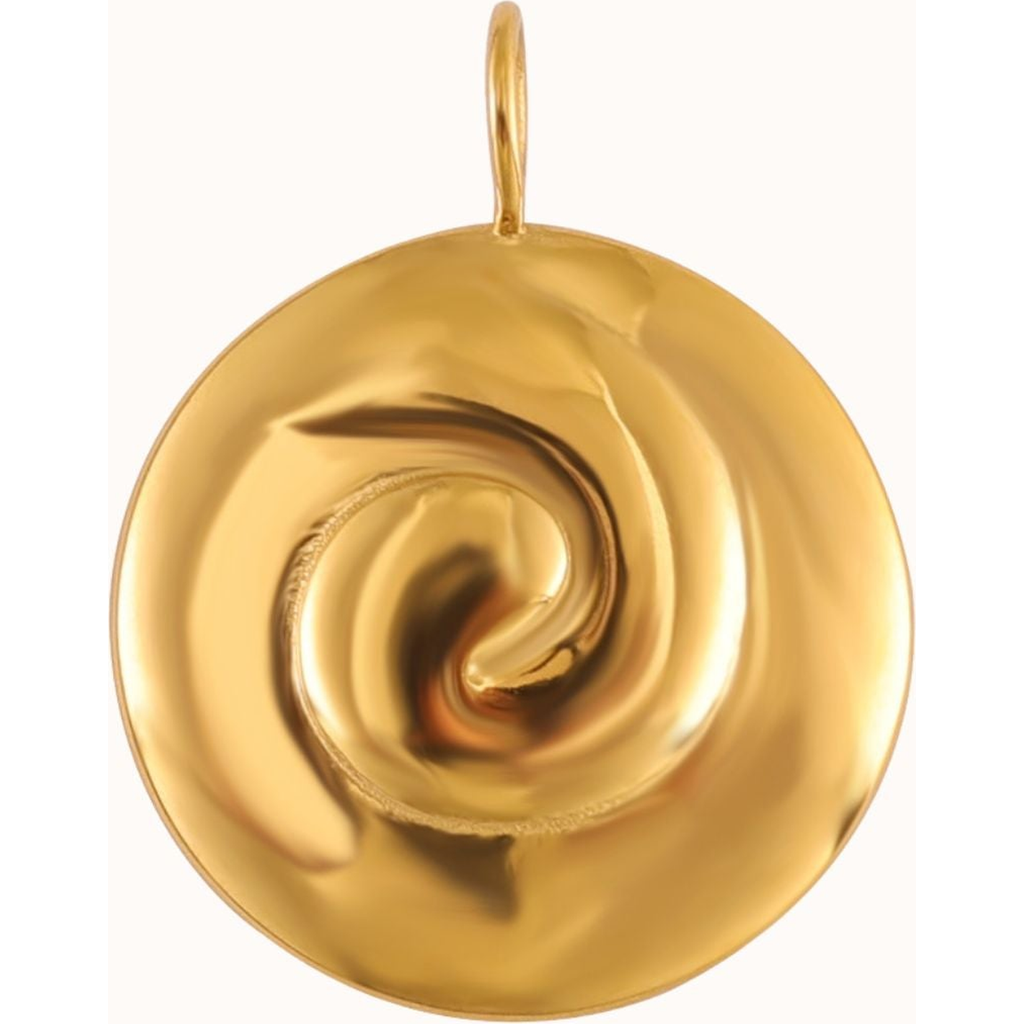 Joiana Jewelry Bold Billow Pendant In Gold