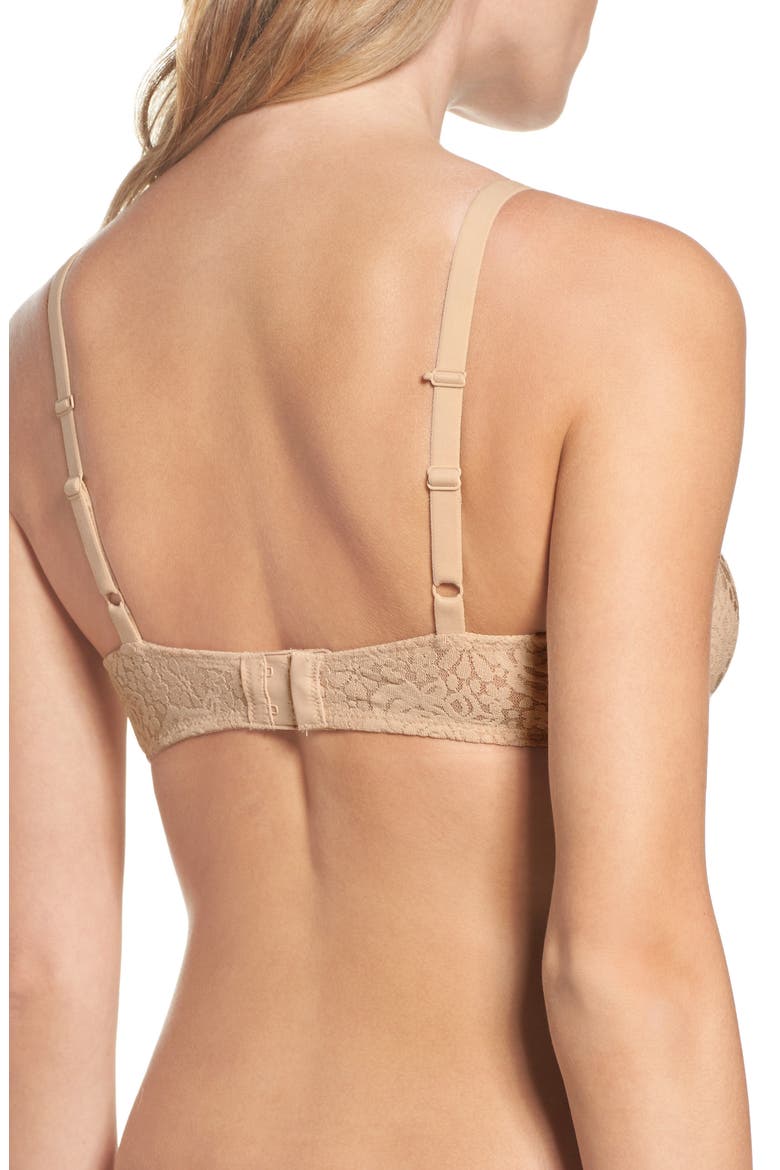 Halo Lace Convertible Underwire Bra, Alternate, color, NATURAL NU