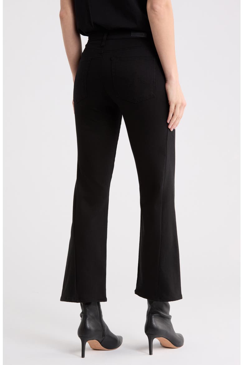 Farrah Mid Rise Crop Bootcut Jeans, Alternate, color, SUPER BLACK