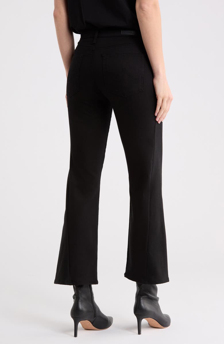 AG Farrah Mid Rise Crop Bootcut Jeans, Alternate, color, Super Black