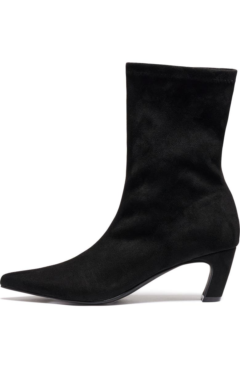 Therapy Australia Sacha Bootie, Alternate, color, Black Stretch Microfibre-Suede
