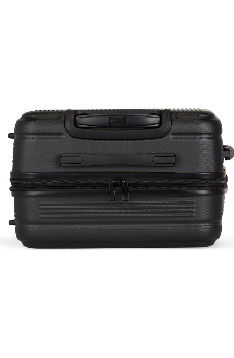 bugatti Singapore Hardside Check-In Large Luggage with Expansion, Alternate, color, Black