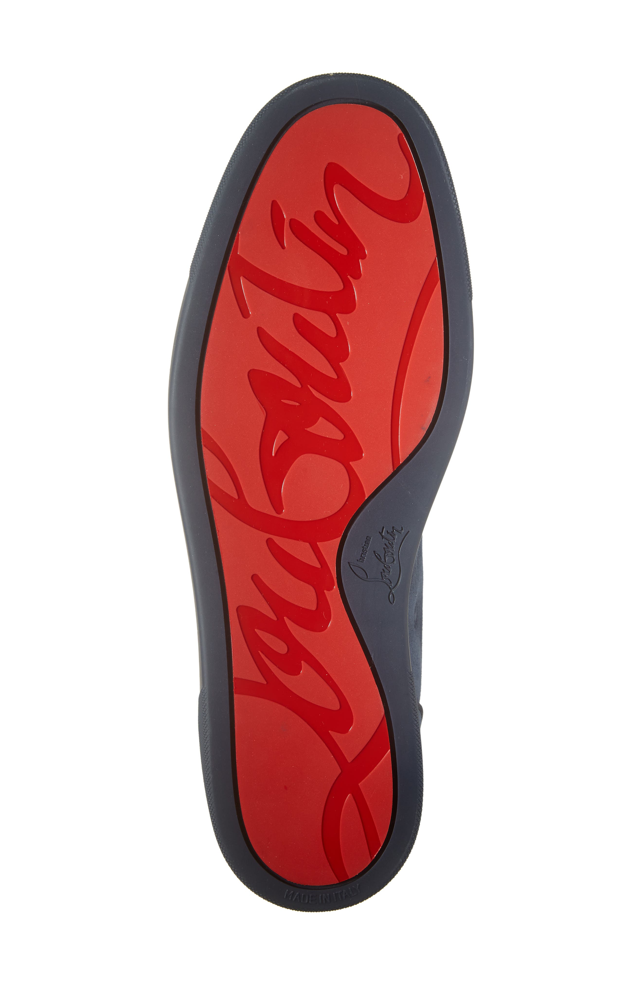 Christian Louboutin Lou Spikes High Top Sneaker, Alternate, color, 