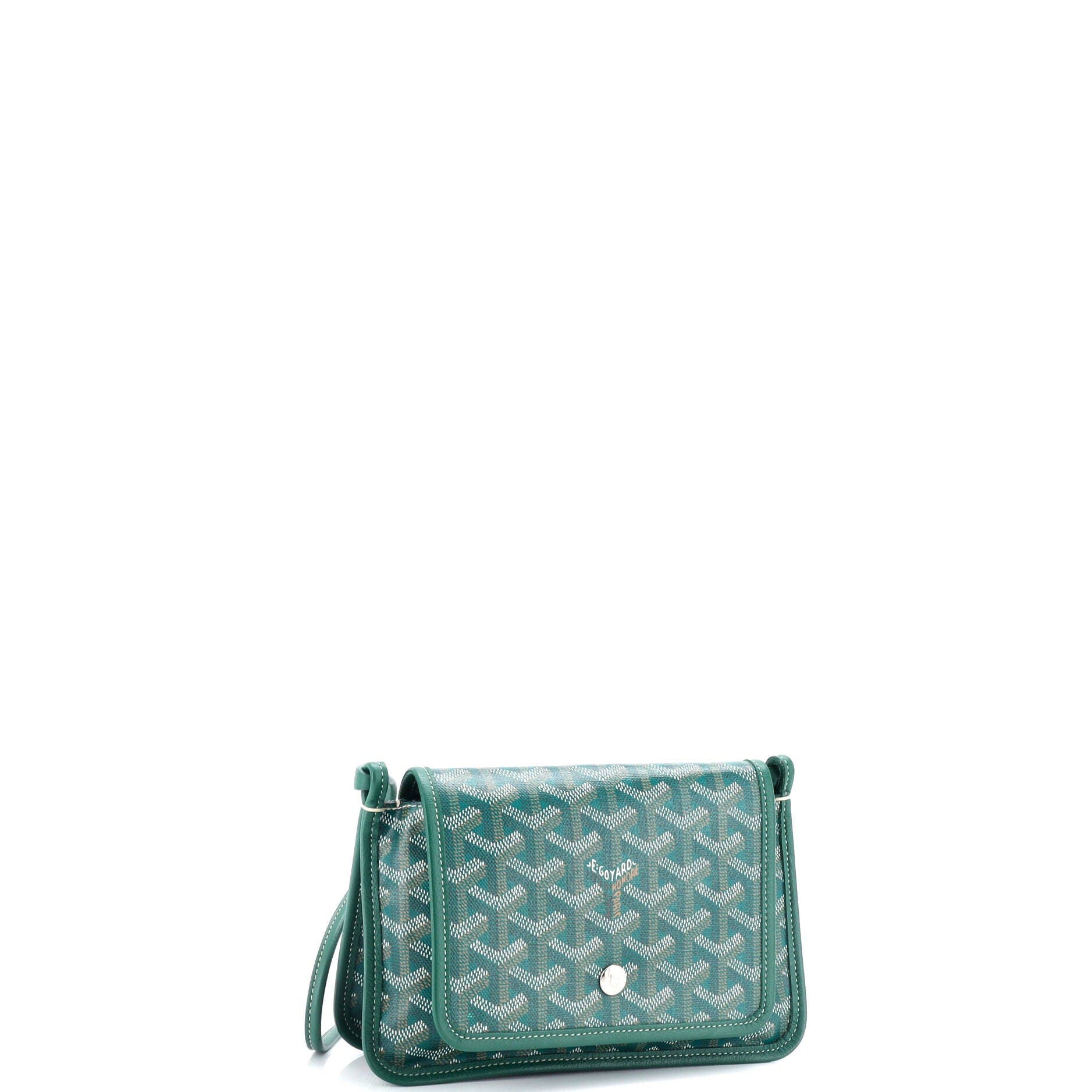 Pre-Owned Goyard Plumet Clutch Wallet Coated Canvas, Alternate, color, 