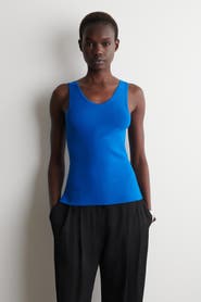 COS Knitted Scoop-Neck Tank Top