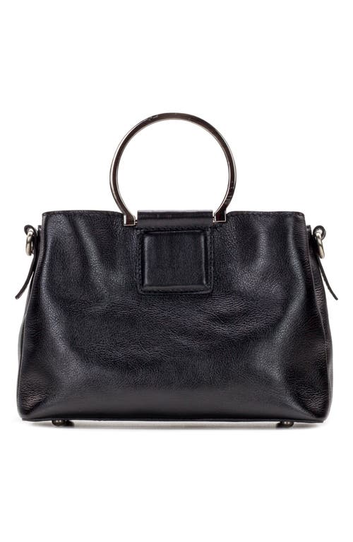 Patricia Nash Empoli Leather Satchel In Black