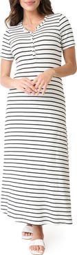 GIBSONLOOK Henley Knit Maxi Dress