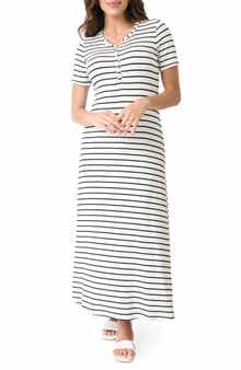 GIBSONLOOK Henley Knit Maxi Dress