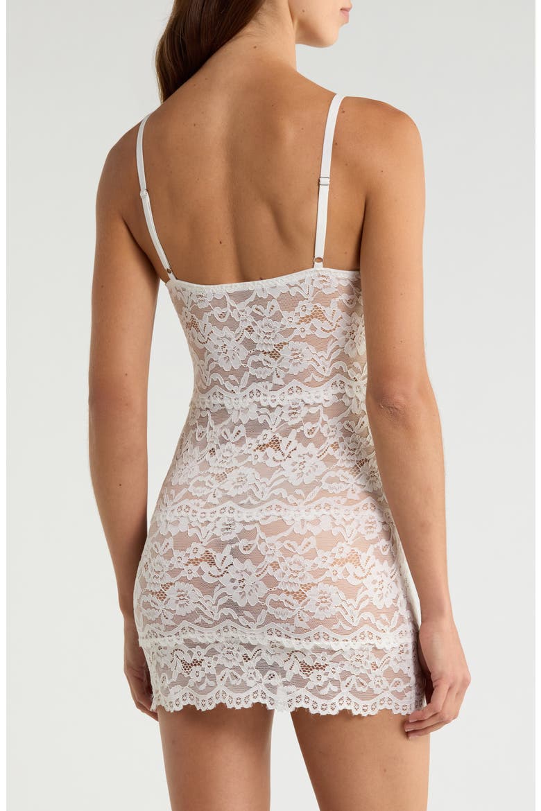 Floral Lace Slip, Alternate, color, WHITE