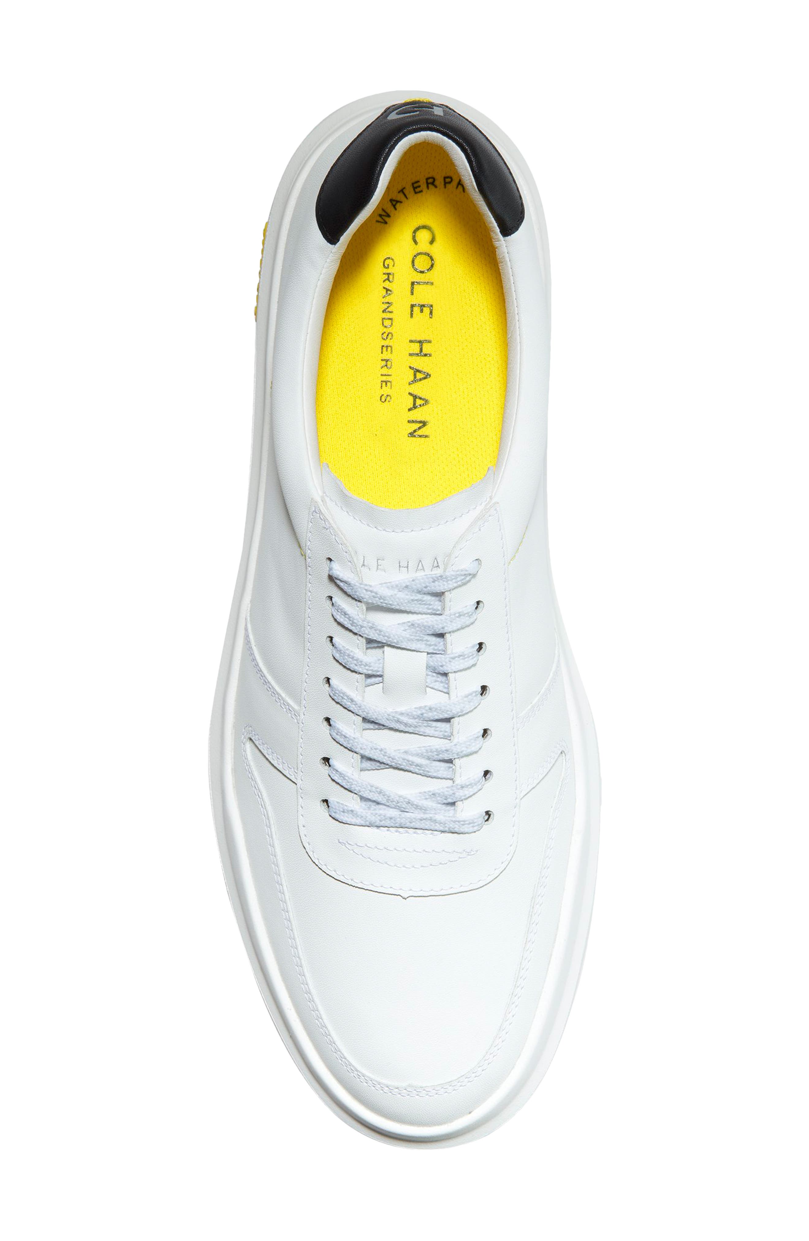 GrandPro AM Waterproof Golf Sneaker, Alternate, color, WHITE