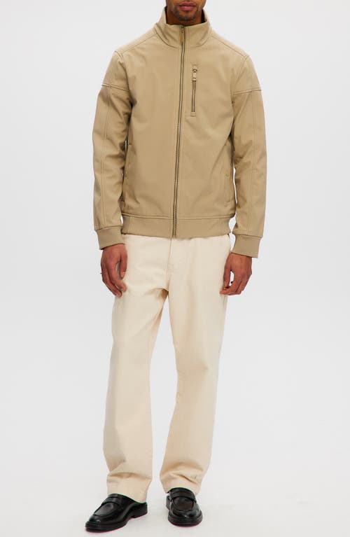 Noize Soft Shell Windbreaker Jacket In Neutral