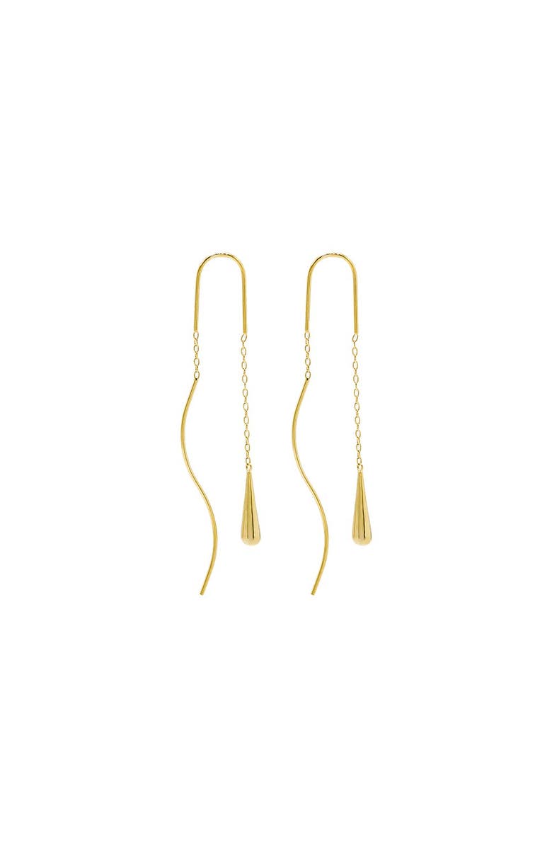 BY ADINA EDEN Eden Solid Teardrop Chain Earring, Main, color, 