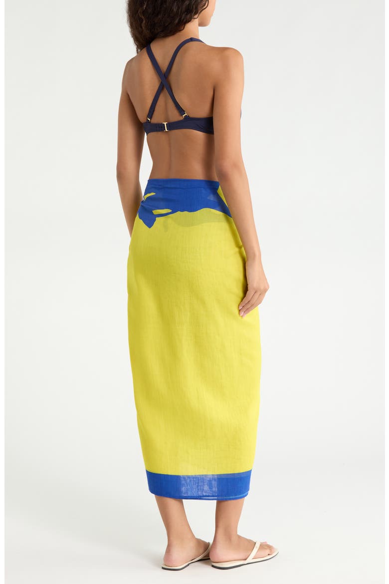 Pony Cover-Up Pareo, Alternate, color, YELLOW