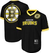 PRO STANDARD Men's Pro Standard  Black Boston Bruins Classic Mesh V-Neck T-Shirt