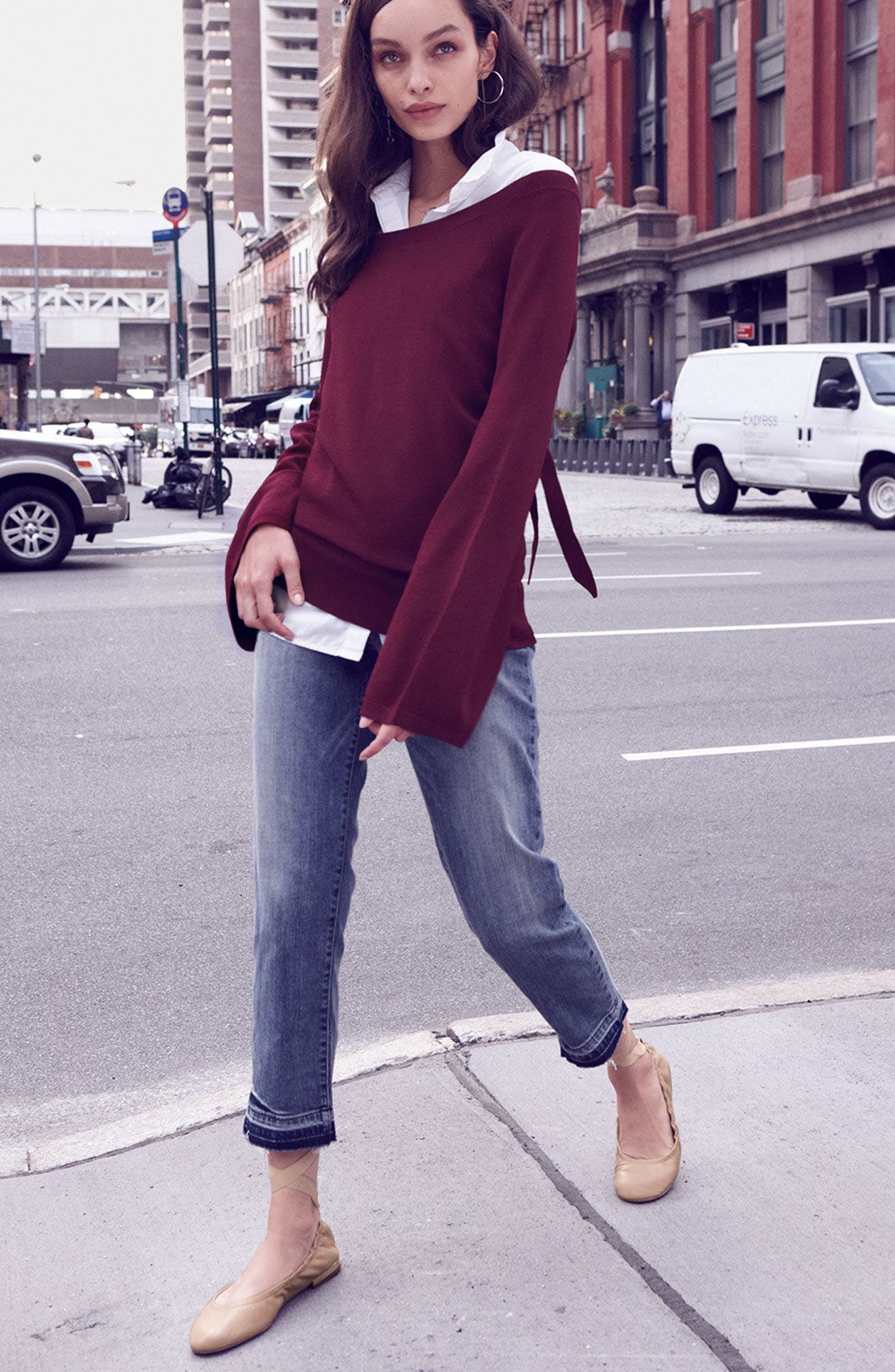 Sam Edelman Fallon Wraparound Tie Flat, Alternate, color, 