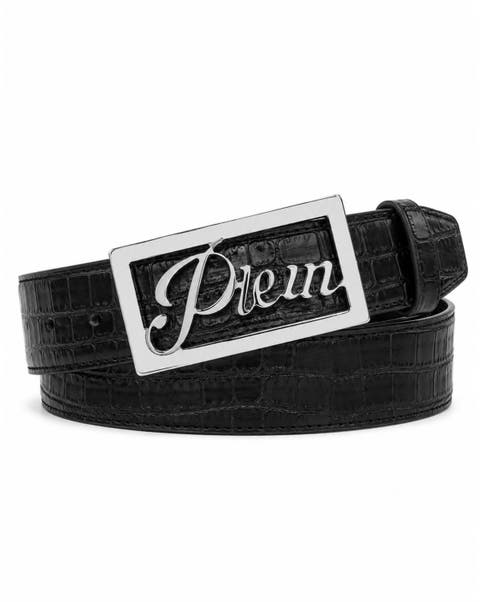 Saffiano Leather Belt Cocco Men