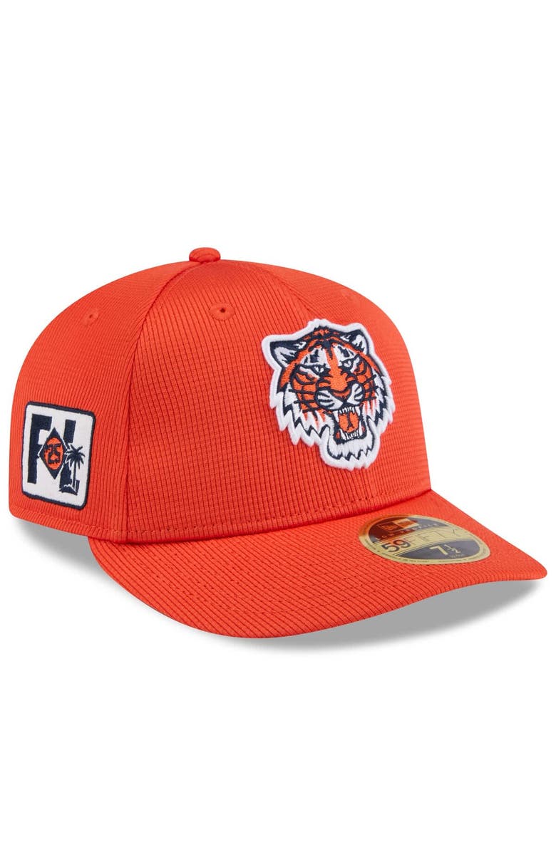 New Era Men's New Era  Orange Detroit Tigers 2025 Spring Training Low Profile 59FIFTY Fitted Hat, Alternate, color, 