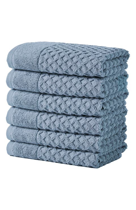 Diamond 6-Pack Washcloths
