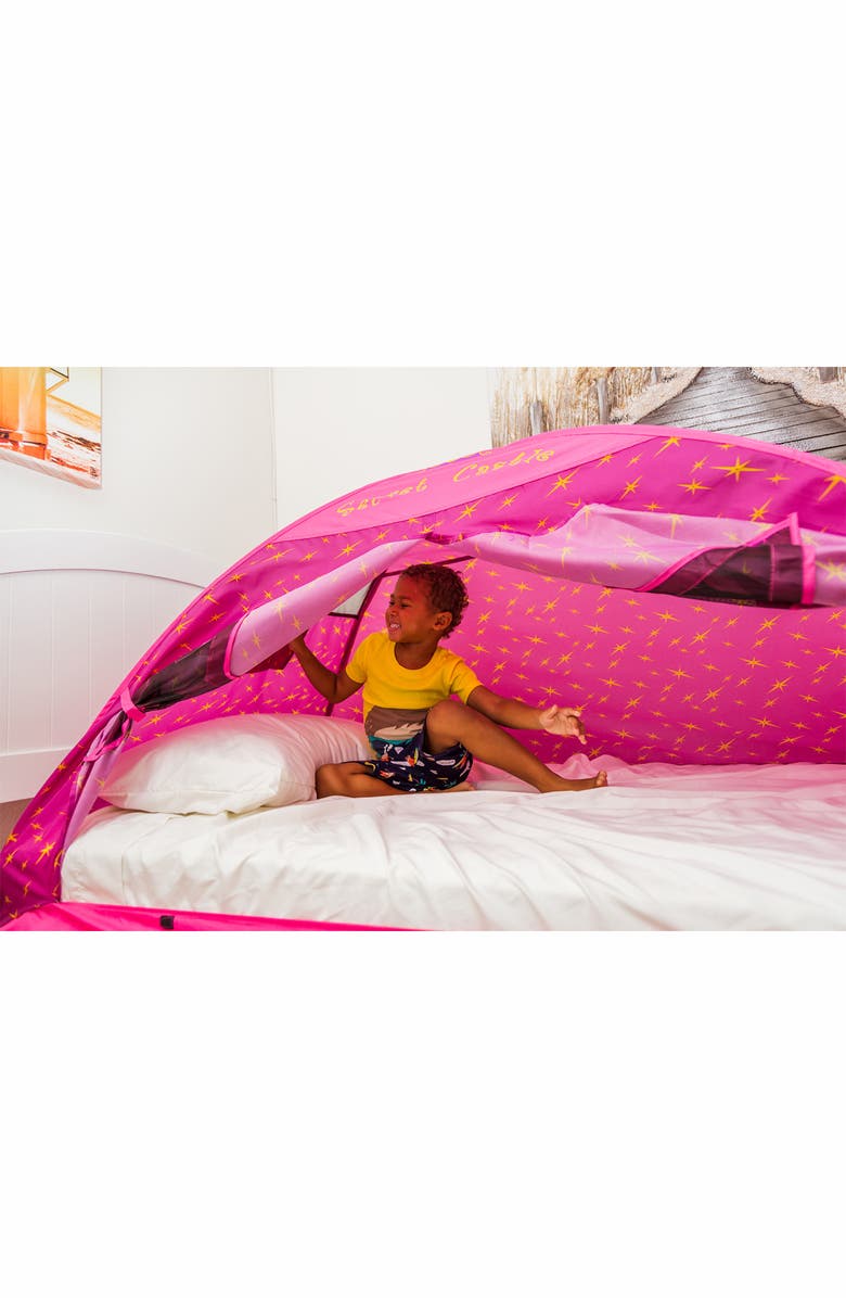 Pacific Play Tents Twin-Size Secret Castle Bed Tent, Alternate, color, Purple