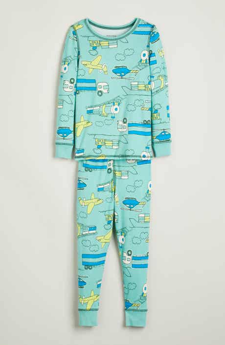 Nordstrom Kids' Glow in the Dark Fitted Two-Piece Pajamas