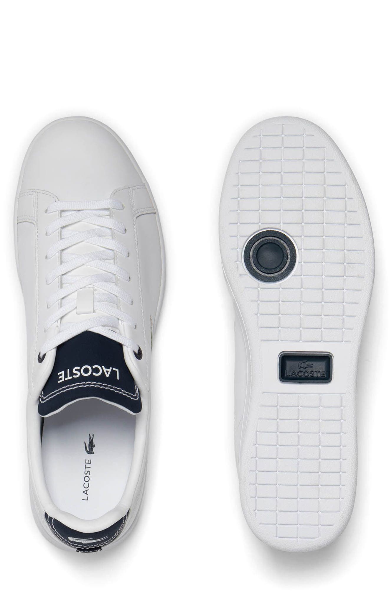 Lacoste Carnaby Pro Sneaker, Alternate, color, White/ Navy