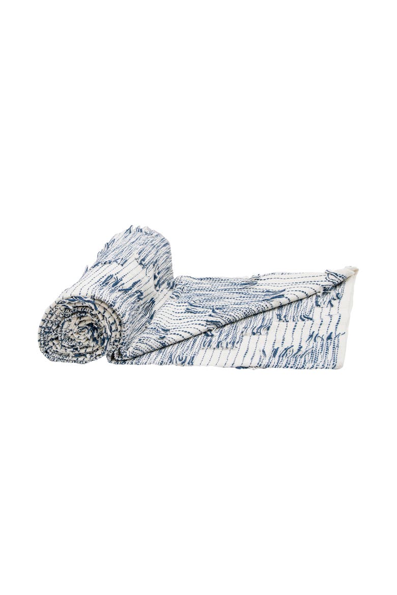 Griffin Accent Throw Blanket, Main, color, Blue