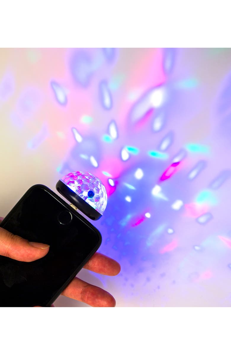 Kikkerland Design Phone Disco Light, Alternate, color, Black