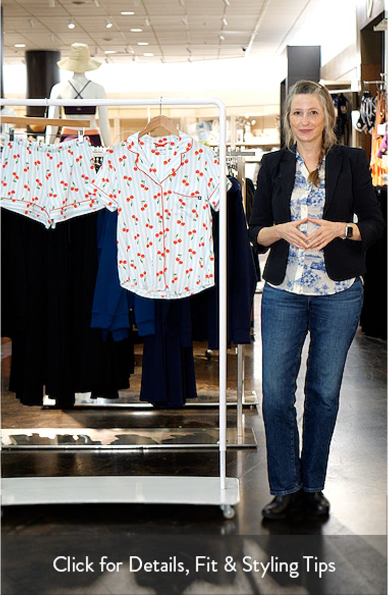 print short pajamas, sales video thumbnail