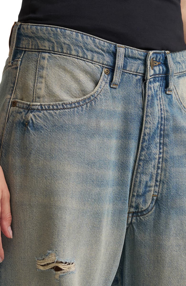 Lee Ripped Crop Loose Fit Jeans, Alternate, color, Western Blues Dx