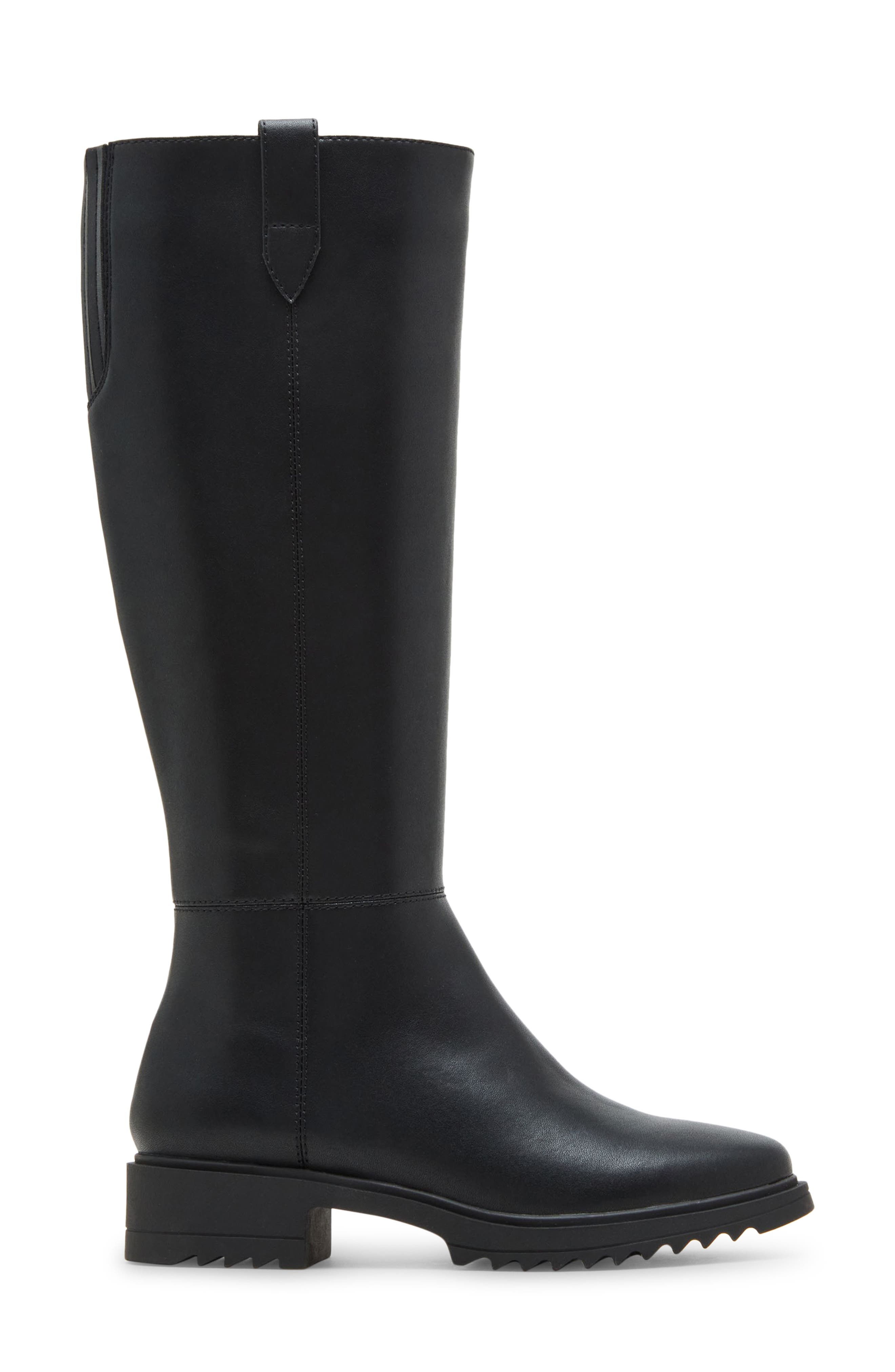 Blondo Colorado Waterproof Knee High Riding Boot, Alternate, color, Black Leather