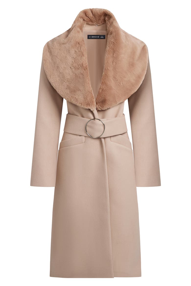 Endless Belted Coat, Alternate, color, TAN
