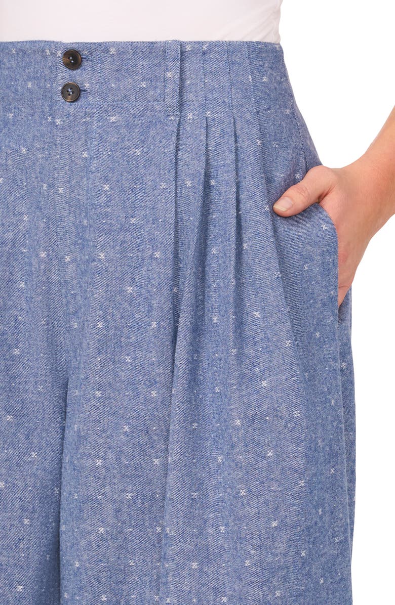 CeCe Pleated Wide Leg Pants, Alternate, color,