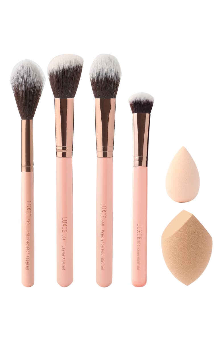 Luxie Bronze & Glow Brush Set, Main, color,